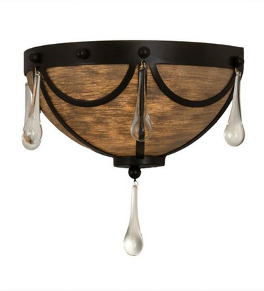 Carousel 1 Light Wall Sconce 11.5 x 15 Inches by Meyda Tiffany - 177955