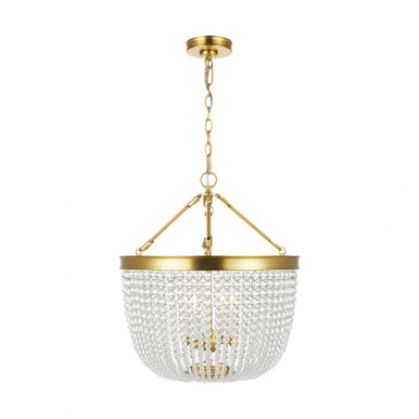 Summerhill 4 Light Medium Chandelier by Visual Comfort Studio - cp1354bbs