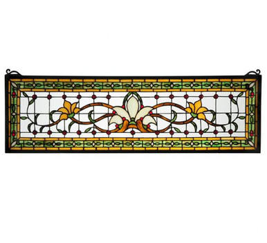 33 Inch Fairytale Transom Stained Glass Window 119444 by Meyda Tiffany - 119444