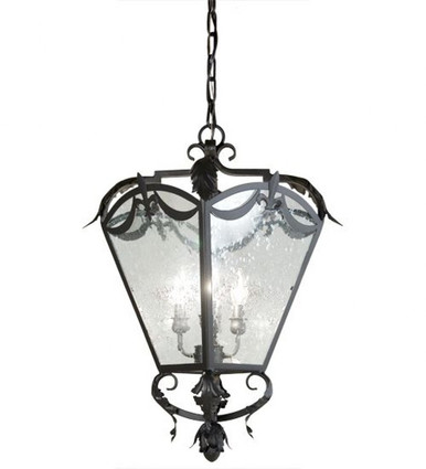 Fleur 4 Light Pendant 25 Inches Tall and 13 Inches Wide by Meyda Tiffany - 141719