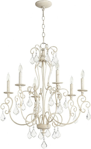 Ariel 6 Light Large Chandelier by Quorum - 6205-6-70