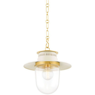 Nori 1 Light Medium Pendant by Mitzi - H773701S-AGB/SCR