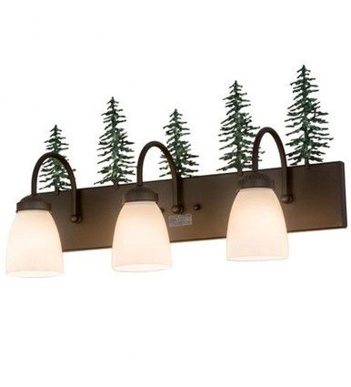 Tall Pines 3 Light Bath Vanity 12.5 x 23.5 Inches by Meyda Tiffany - 178428