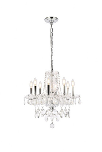 Princeton 8 Light Small Chandelier by Elegant - V7838D20