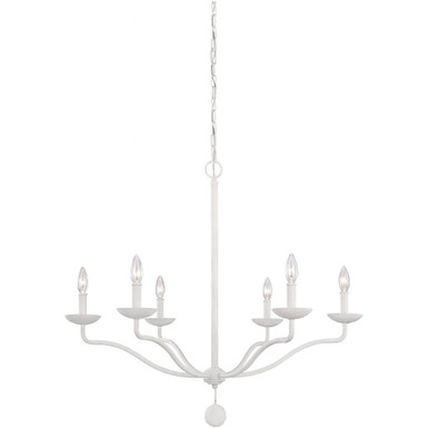 Annie 6 Light Large Chandelier by Visual Comfort Studio - F3130/6PSW