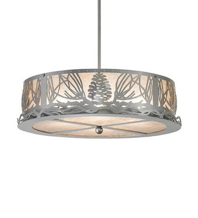 Mountain Pine 4 Light Inverted Pendant 30 x 22 Inches by Meyda Tiffany - 261653