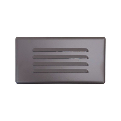 2W LED Step Light with Louvered Face Plate 4.88 x 10.25 Inches by Nora  - NSI-601BZ