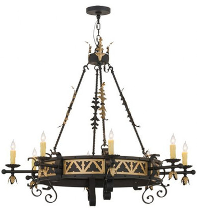 Filomena 8 Light Chandelier 44 x 48 Inches Wide by Meyda Tiffany - 135122