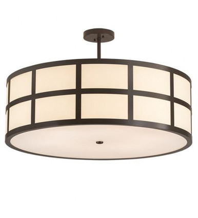 Cilindro Barnabas 6 Light Semi Flush Mount 22 x 36 Inches by Meyda Tiffany - 202567