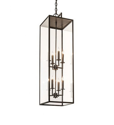 Kitzi Box 8 Light Pendant 50 x 17 Inches by Meyda Tiffany - 240301