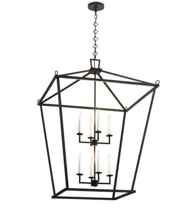 Kitzi Tapered 8 Light Square Pendant 55 x 51 Inches by Meyda Tiffany - 190127