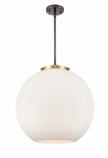 Athens 3 Light Stem Hung Pendant 18.38 X 17.75 Inch Wide by Innovations - 221-3S-BAB-G121-18