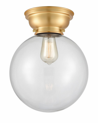 Beacon 1 Light Flush Mount 12.75 Inch Tall and 10 Inch Wide by Innovations - 623-1F-SG-G202-10