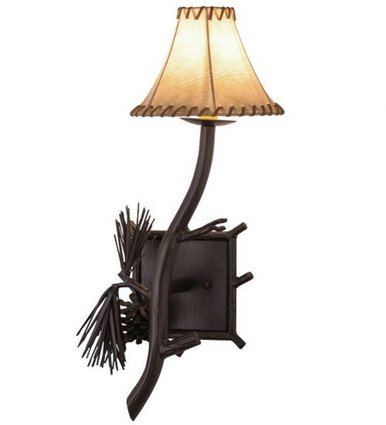 Lone Pine 1 Light Left Wall Sconce 22 x 10 Inches by Meyda Tiffany - 152832