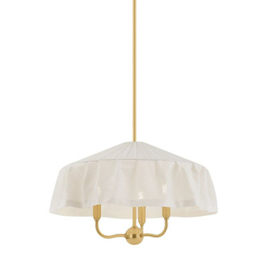 Shivonne 3 Light Pendant 13 Inch Tall and 22 Inch Wide by Mitzi - H1109803-AGB