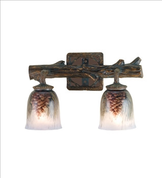 Pinecone 2 Light Wall Sconce by Meyda Tiffany - 49521