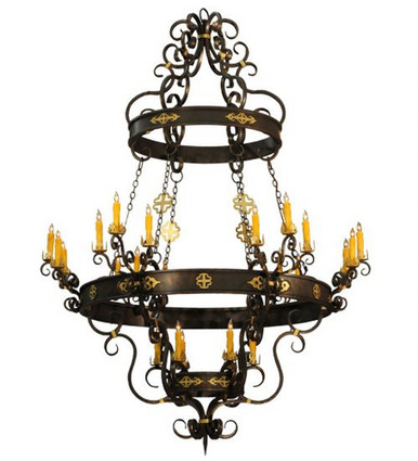 Santino 24 Light Chandelier 100 x 72 Inches Wide by Meyda Tiffany - 116669