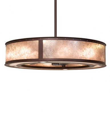 Smythe Craftsman 8 Light Fandelier 35 In H and 45 In W by Meyda Tiffany - 260368