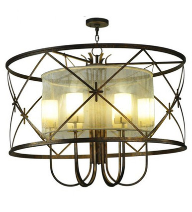Penelope 6 Light Pendant 42.5 x 47.5 Inches by Meyda Tiffany - 249906