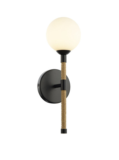 Capilano 1 Light Wall Sconce by Artcraft - AC11847BK