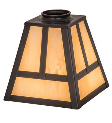 T Mission Square Glass Shade by Meyda Tiffany 169073 - 169073