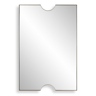 Ticket Vanity Mirror 36.13 Inch Tall and 24.25 Inch Wide by Uttermost - 09933