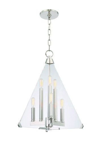 Triad 6 Light Large Pendant by Hudson Valley - 3336-PN
