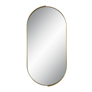 Aleah Oval Wall Mirror 40 Inch Tall and 20 Inch Wide by Renwil Inc - MT2537