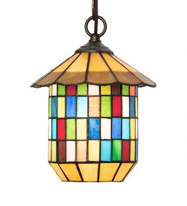 Meyer Lantern 1 Light Hanging Lantern Pendant 15 x 8 Inch by Meyda Tiffany - 264512
