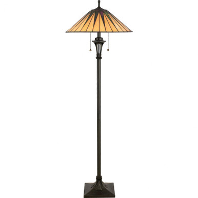 Gotham 2 Light Floor Lamp by Quoizel - TF9397VB