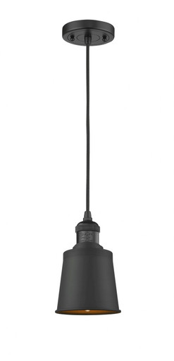 Franklin Restoration 1 Light Mini Pendant 8 Inch Tall by Innovations - 201C-BK-M9-BK