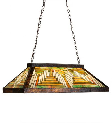 Nuevo Mission 3 Light Large Pendant by Meyda Tiffany - 186034