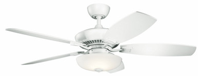 Canfield Pro Ceiling Fan with Light Kit 52 inches wide by Kichler - 330013