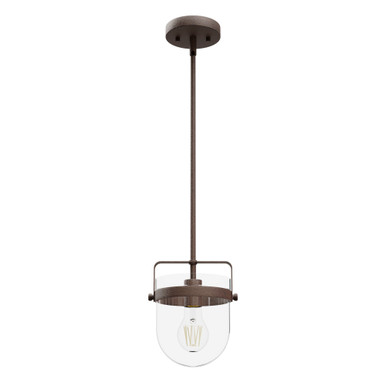 Karloff 1 Light Small Pendant by Hunter Fans - 19838