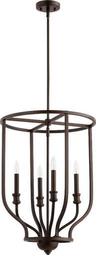 Richmond 4 Light Large Entry Pendant by Quorum - 6711-4
