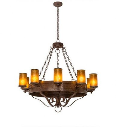 Parnella 10 Light Chandelier 52 x 48 Inches Wide by Meyda Tiffany - 175018
