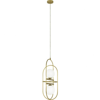 Eclipse 2 Light Medium Pendant by Matteo - C76902GL