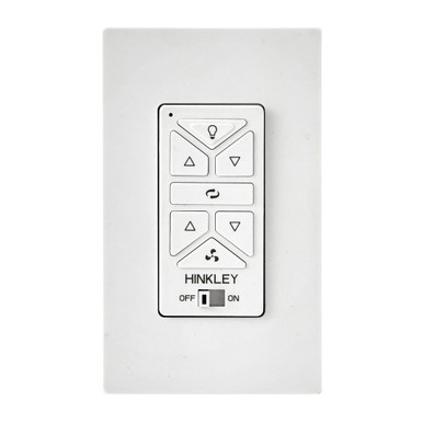 HIRO - Wired Reversing Wall Control-2.5 Inch Tall and 3.25 Inch Wide - 980024FWH