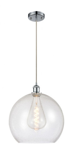 Athens 1 Light Medium Pendant 18.38 Inch Tall by Innovations - 516-1P-PC-G124-14