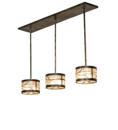 Branches 6 Light Island Pendant 37 x 10 Inches by Meyda Tiffany - 239167