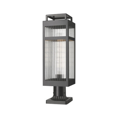 Ridgeway 1 Light Outdoor Post Lantern 21.38 Inch Tall by Innovations - 9953-1PLT-20