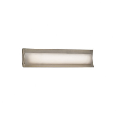 Fusion Lineate 19W LED Opal Glass Linear Vanity Light by Justice Design - FSN-8631-OPAL
