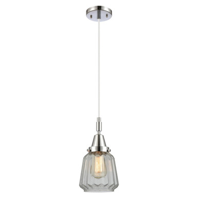 Chatham 1 Light Cord Hung Mini Pendant 9.13 Inch Tall by Innovations - 447-1P-G14