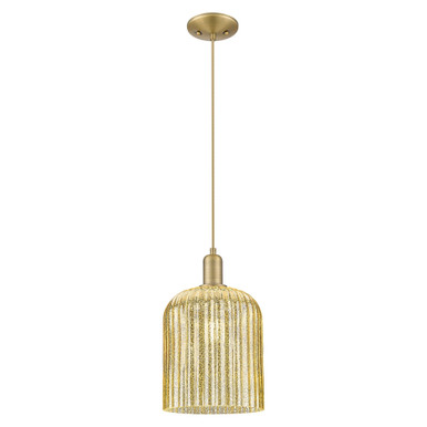Bridal Veil 1 Light Cord Mini Pendant 13.5 Inch Tall by Innovations - 716-1P-G559-8