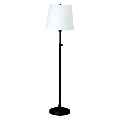 Townhouse 1 Light Adjustable Floor Lamp 46 x 13 Inches by House of Troy - TH701-BLK