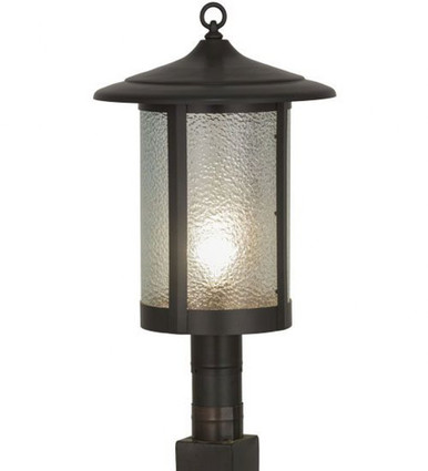 Fulton Prime 1 Light Outdoor Post Mount 22 x 15 In by Meyda Tiffany - 159490
