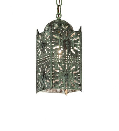 Moroccan 1 Light Mini Pendant 14.5 x 7 Inches by Meyda Tiffany - 235838