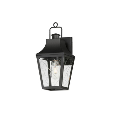 Storybook 1 Light Small Outdoor Wall Lantern by Maxim - 30361CLBK