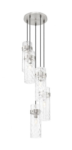 Fontaine 5 Light Chandelier 15 Inch Tall and 14.5 Inch Wide By Z-Lite - 7002P5-5R