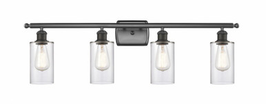 Clymer 4 Light Bath Vanity 9.88 Inch Tall X 33.88 Inch Wide by Innovations - 516-4W-OB-G802